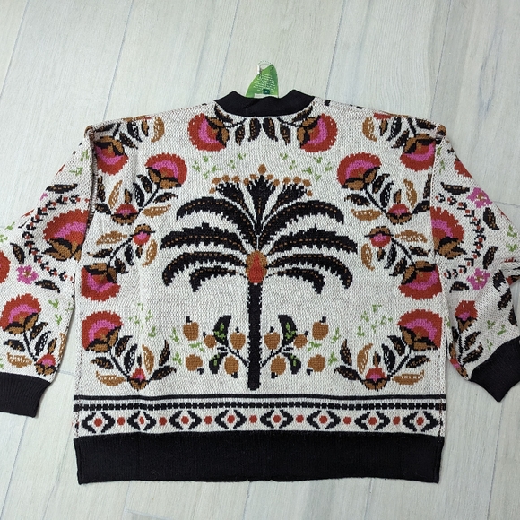 COPY - Farm Rio Sand Palms Paradise Cardigan - Picture 7 of 7